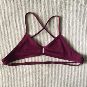 Maroon Jolyn Swim Top